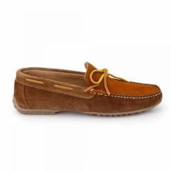 Bateau Cuir Daim 80876 T41-45 Marron Homme PIERRE CARDIN
