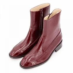 Boots Ajustées Mamine T36-40 Cuir Vernis Bordeaux Femme COMPTOIR DES COTONNIERS -Dockers by Gerli Soldes Magasin boots ajustees mamine t36 40 cuir vernis bordeaux femme comptoir des cotonniers 2