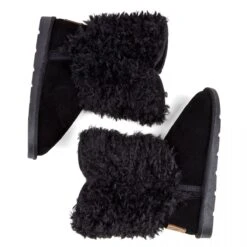 Boots Chazel Montantes Fourrées Noires Femme LES TROPEZIENNES