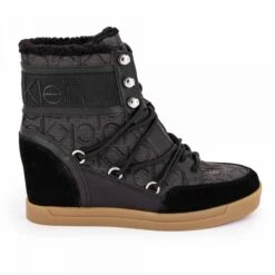 Boots Compense 00b4e00189001 Noir T35-40 Femme CALVIN KLEIN