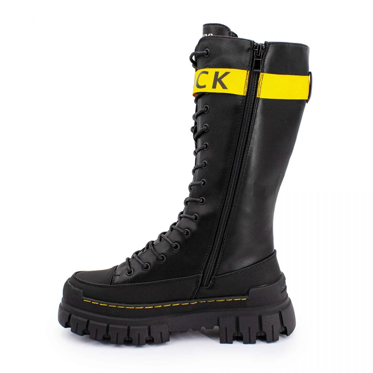 Bottes Cheville Semelle épaisse Track Noir T36/40 Femme DOCKERS BY GERLI 4 Bottes Cheville Semelle épaisse Track Noir T36/40 Femme DOCKERS BY GERLI – Image 2