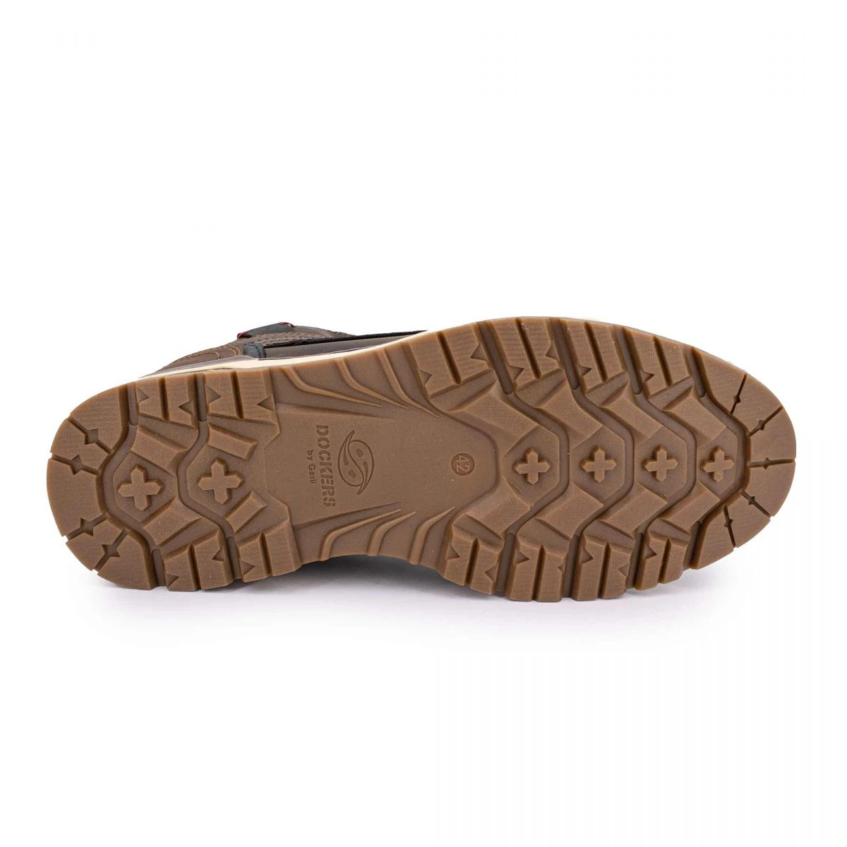 Bottines à Lacets Avec Surpiqûres Motif Intérieur Pied De Poule Schoko T40/46 Homme DOCKERS BY GERLI 8 Bottines à Lacets Avec Surpiqûres Motif Intérieur Pied De Poule Schoko T40/46 Homme DOCKERS BY GERLI – Image 6