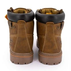 Bottines à Lacets Effet Daim Avec Logo Incrusté Cognac T40/46 Homme DOCKERS BY GERLI -Dockers by Gerli Soldes Magasin bottines a lacets effet daim avec logo incruste cognac t40 46 homme dockers by gerli 4