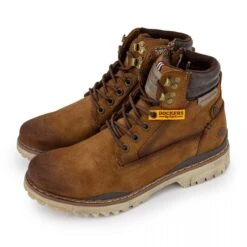 Bottines à Lacets Effet Daim Homme DOCKERS BY GERLI -Dockers by Gerli Soldes Magasin bottines a lacets effet daim homme dockers by gerli 2