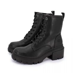 Bottines à Talons Crantés Lacet Zip Femme DOCKERS BY GERLI -Dockers by Gerli Soldes Magasin bottines a talons crantes lacet zip femme dockers by gerli 2