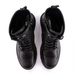 Bottines à Talons Crantés Lacet Zip Femme DOCKERS BY GERLI -Dockers by Gerli Soldes Magasin bottines a talons crantes lacet zip femme dockers by gerli 4