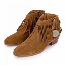 Bottines à Talons Franges Cuir Suédé Nirvana Femme INITIALE PARIS -Dockers by Gerli Soldes Magasin bottines a talons franges cuir suede nirvana femme initiale paris 3