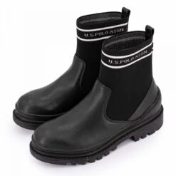 Bottines Chaussettes Bi Matière Avec Liseré Blanc Logo Semelle épaisse Noir T36-41 Femme US POLO 11 Bottines Chaussettes Bi Matière Avec Liseré Blanc Logo Semelle épaisse Noir T36-41 Femme US POLO -Dockers by Gerli Soldes Magasin bottines chaussettes bi matiere avec lisere blanc logo semelle epaisse noir t36 41 femme us polo 3