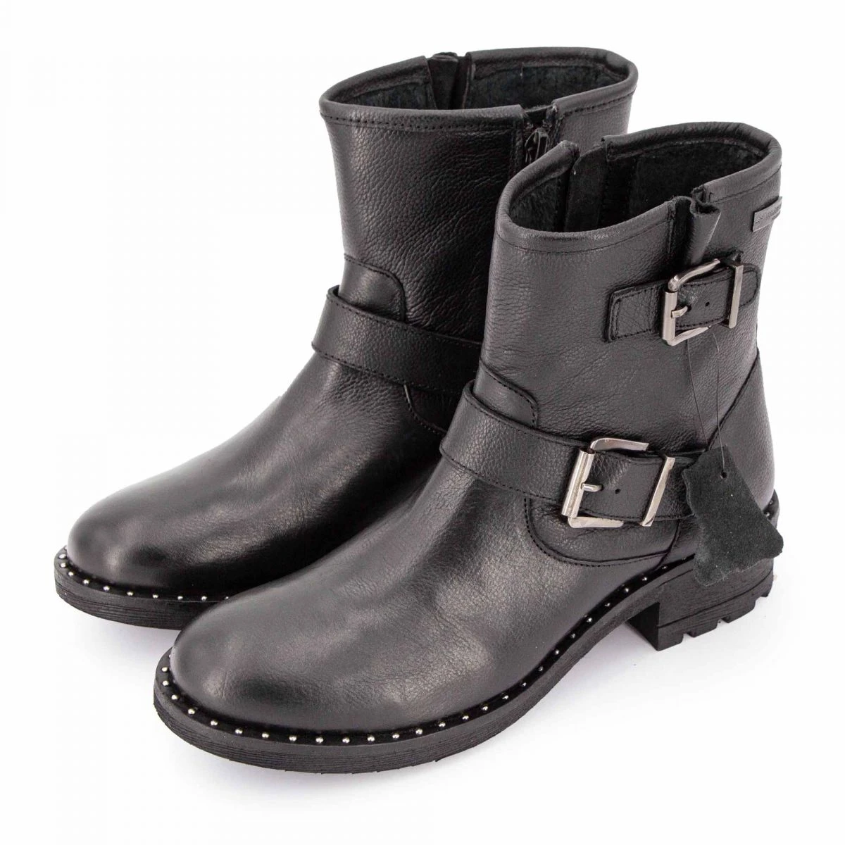Bottines Cloutées En Cuir Lalie Enfant LES TROPEZIENNES PAR M.BELARBI 5 Bottines Cloutées En Cuir Lalie Enfant LES TROPEZIENNES PAR M.BELARBI – Image 3