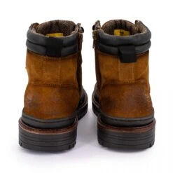 Bottines Croute De Cuir à Lacets Avec Zip Logo Brodé Tan T40/46 Homme DOCKERS BY GERLI -Dockers by Gerli Soldes Magasin bottines croute de cuir a lacets avec zip logo brode tan t40 46 homme dockers by gerli 3