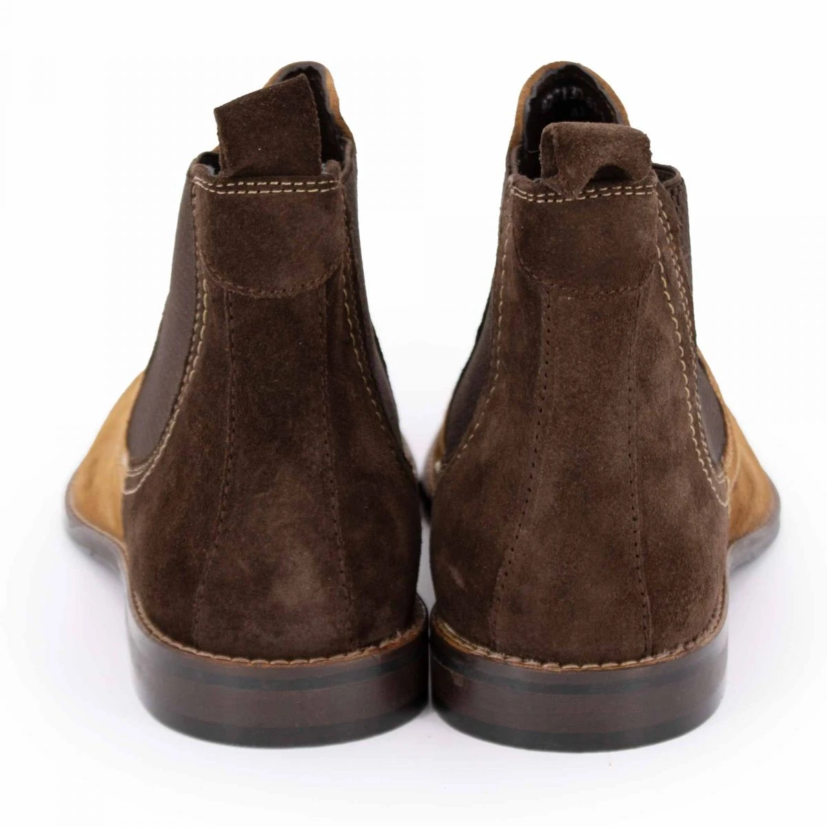 Bottines Cuir De Chèvre Bi Color Dégradé De Marron T41-46 Homme CHEVIGNON 7 Bottines Cuir De Chèvre Bi Color Dégradé De Marron T41-46 Homme CHEVIGNON – Image 5