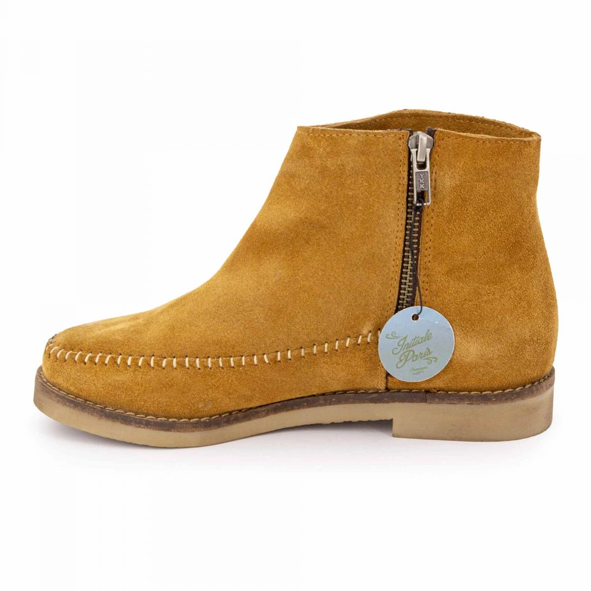 Bottines Cuir Suédé Frange Mia Femme INITIALE PARIS 5 Bottines Cuir Suédé Frange Mia Femme INITIALE PARIS – Image 3