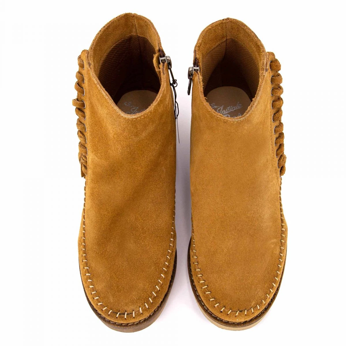 Bottines Cuir Suédé Frange Mia Femme INITIALE PARIS 9 Bottines Cuir Suédé Frange Mia Femme INITIALE PARIS – Image 7