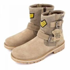 Bottines En Cuir Bi-matière Lamby Enfant LES TROPEZIENNES PAR M.BELARBI -Dockers by Gerli Soldes Magasin bottines en cuir bi matiere lamby enfant les tropeziennes par mbelarbi 3