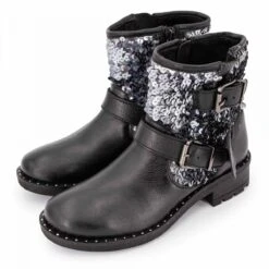 Bottines En Cuir Sequins Labora Enfant LES TROPEZIENNES PAR M.BELARBI -Dockers by Gerli Soldes Magasin bottines en cuir sequins labora enfant les tropeziennes par mbelarbi 3
