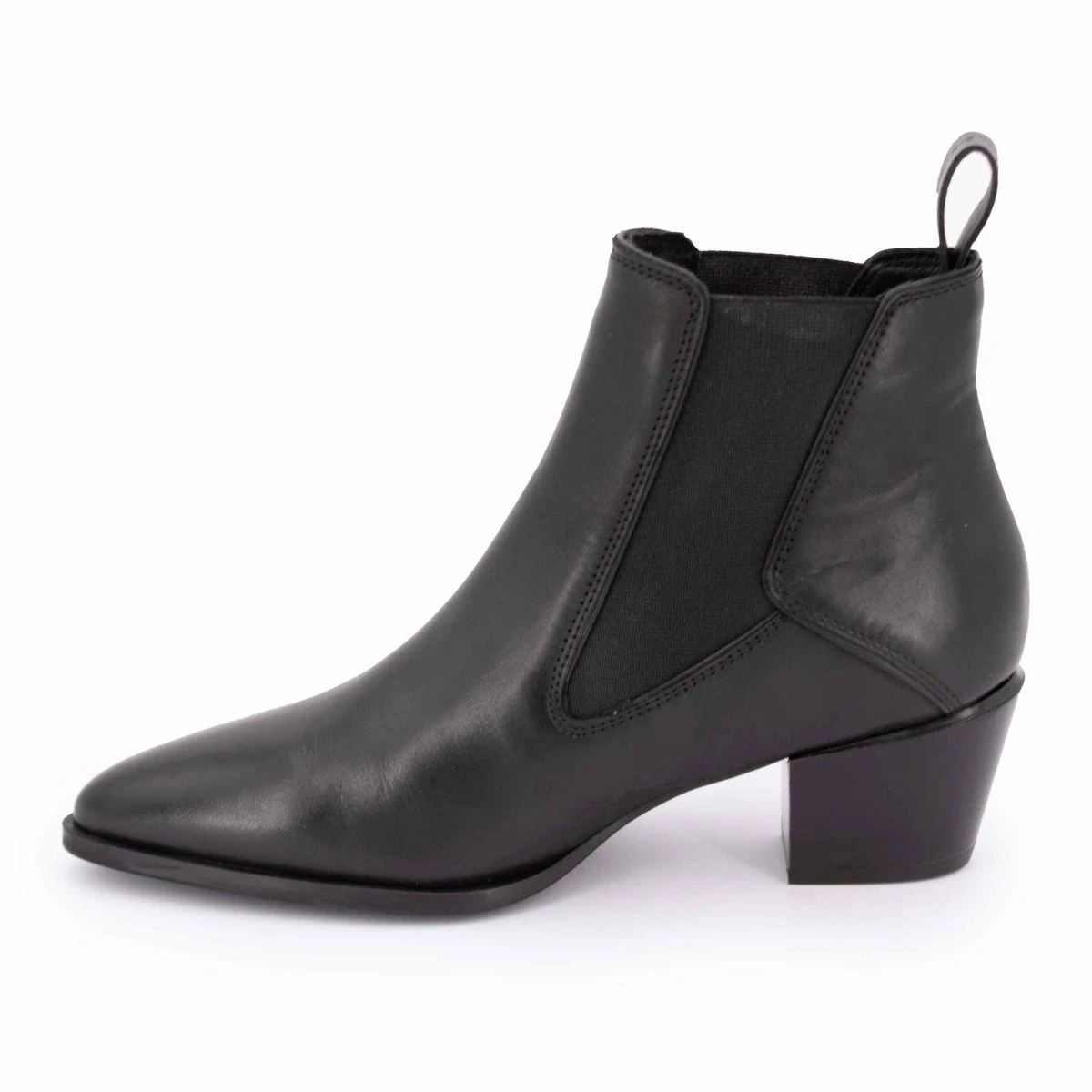 Bottines Noir T35-41 Cuir Femme CALVIN KLEIN 4 Bottines Noir T35-41 Cuir Femme CALVIN KLEIN – Image 2