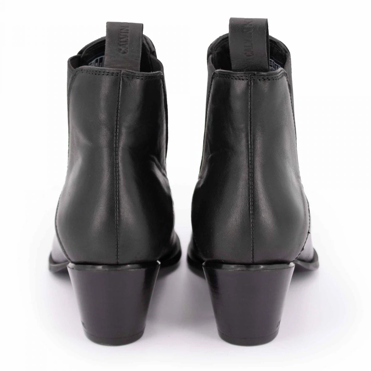 Bottines Noir T35-41 Cuir Femme CALVIN KLEIN 6 Bottines Noir T35-41 Cuir Femme CALVIN KLEIN – Image 4