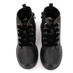 Bottines Similicuir Avec Zip Logo Doré Lacets Décoratifs Noir T27-34 Enfant US POLO -Dockers by Gerli Soldes Magasin bottines similicuir avec zip logo dore lacets decoratifs noir t27 34 enfant us polo 3