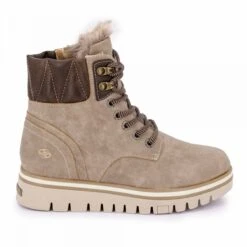 Bottines Zippées à Lacets Fourrées Suédé Femme DOCKERS BY GERLI