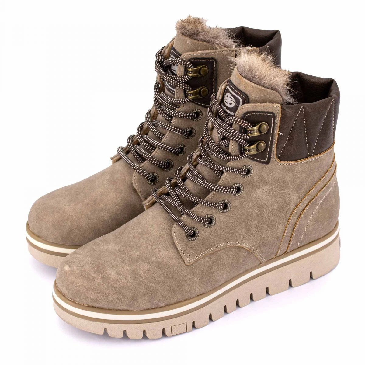 Bottines Zippées à Lacets Fourrées Suédé Femme DOCKERS BY GERLI 6 Bottines Zippées à Lacets Fourrées Suédé Femme DOCKERS BY GERLI – Image 4