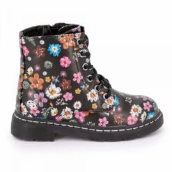 Bottines Zippées à Lacets Imprimé Fleuri Enfant DOCKERS BY GERLI