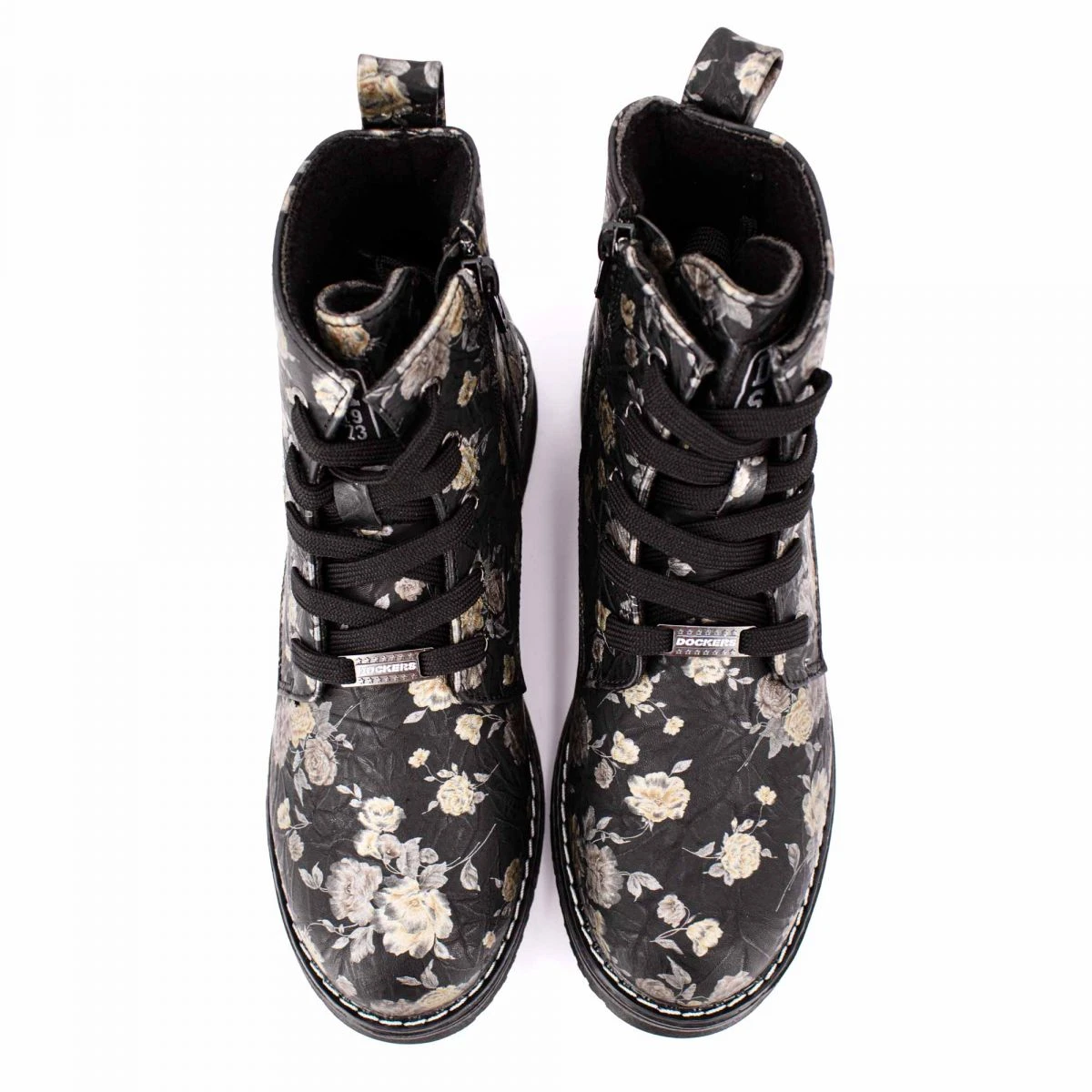 Bottines Zippées à Lacets Imprimé Fleurs Femme DOCKERS BY GERLI 5 Bottines Zippées à Lacets Imprimé Fleurs Femme DOCKERS BY GERLI – Image 3