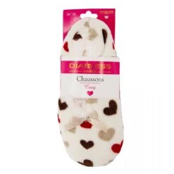 Chausson Cosy Coeur Celuta Femme DIAB'LESS