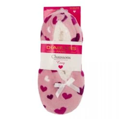 Chausson Cosy Coeur Celuta Femme DIAB'LESS -Dockers by Gerli Soldes Magasin chausson cosy coeur celuta 4