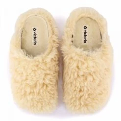 Chausson Fausse Fourrure Poilu Ecru T36 Au 41 Femme VICTORIA -Dockers by Gerli Soldes Magasin chausson fausse fourrure poilu ecru t36 au 41 femme victoria 2