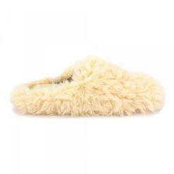 Chausson Fausse Fourrure Poilu Ecru T36 Au 41 Femme VICTORIA