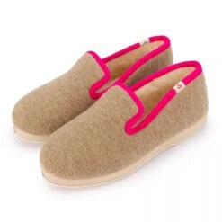 Chaussons Bicolore Fourrés Femme VICTORIA -Dockers by Gerli Soldes Magasin chaussons bicolore fourres femme victoria 2