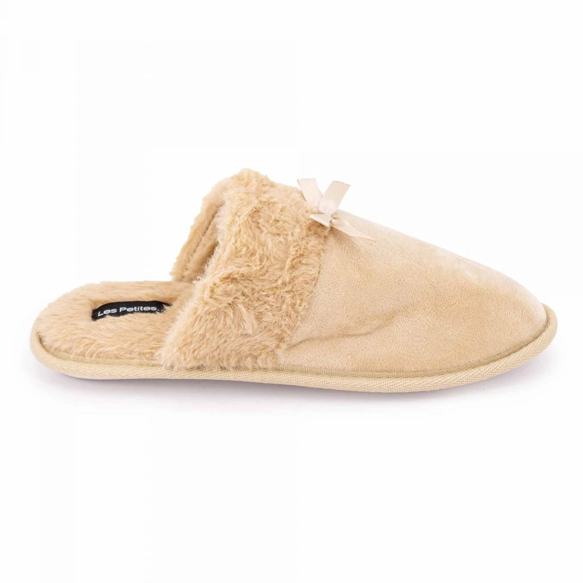 Chaussons Fausse Fourrure Noeud Carmeline Femme LES PETITES...PARIS 3 Chaussons Fausse Fourrure Noeud Carmeline Femme LES PETITES...PARIS – Image 2