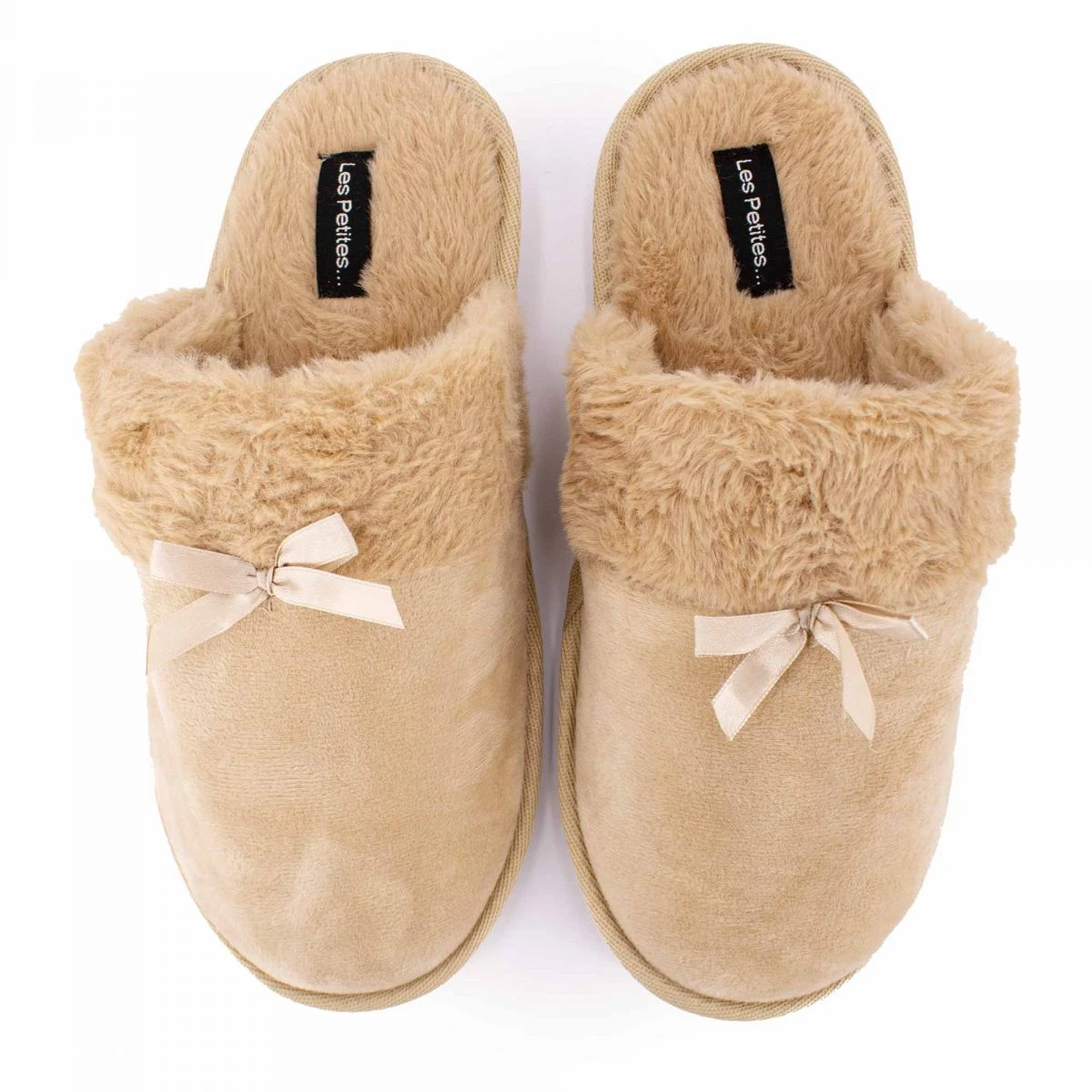 Chaussons Fausse Fourrure Noeud Carmeline Femme LES PETITES...PARIS 13 Chaussons Fausse Fourrure Noeud Carmeline Femme LES PETITES...PARIS – Image 12