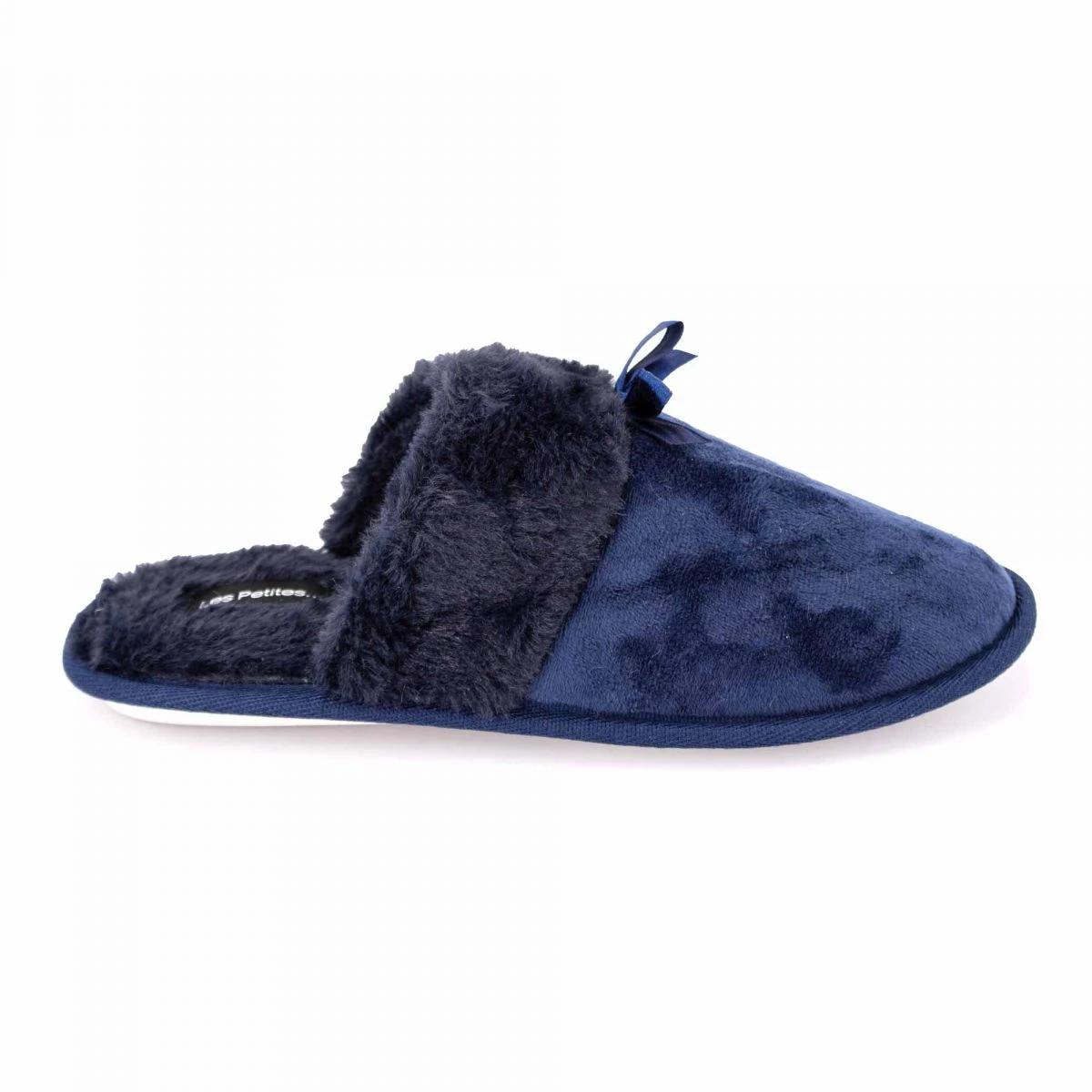 Chaussons Fausse Fourrure Noeud Carmeline Femme LES PETITES...PARIS 4 Chaussons Fausse Fourrure Noeud Carmeline Femme LES PETITES...PARIS – Image 3