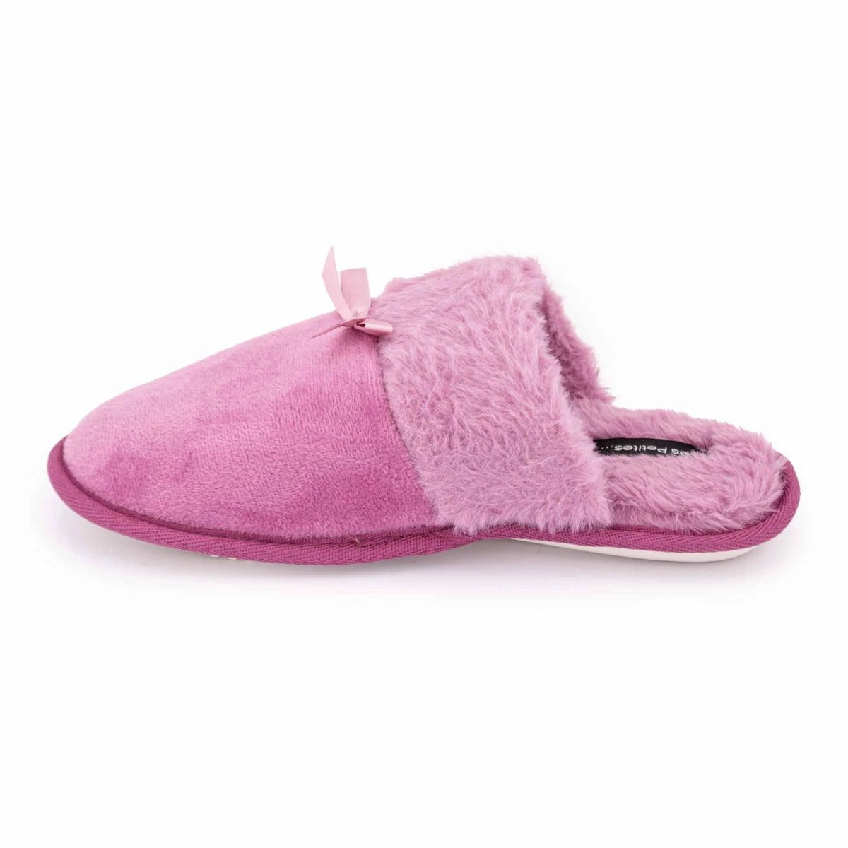 Chaussons Fausse Fourrure Noeud Carmeline Femme LES PETITES...PARIS 11 Chaussons Fausse Fourrure Noeud Carmeline Femme LES PETITES...PARIS – Image 10