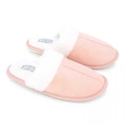 Chaussons Suède Fausse Fourrure Femme LEE COOPER