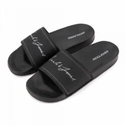 Claquettes Avec Logo Manuscrit Homme JACK & JONES 18 Claquettes Avec Logo Manuscrit Homme JACK & JONES -Dockers by Gerli Soldes Magasin claquettes avec logo manuscrit homme jack jones 6