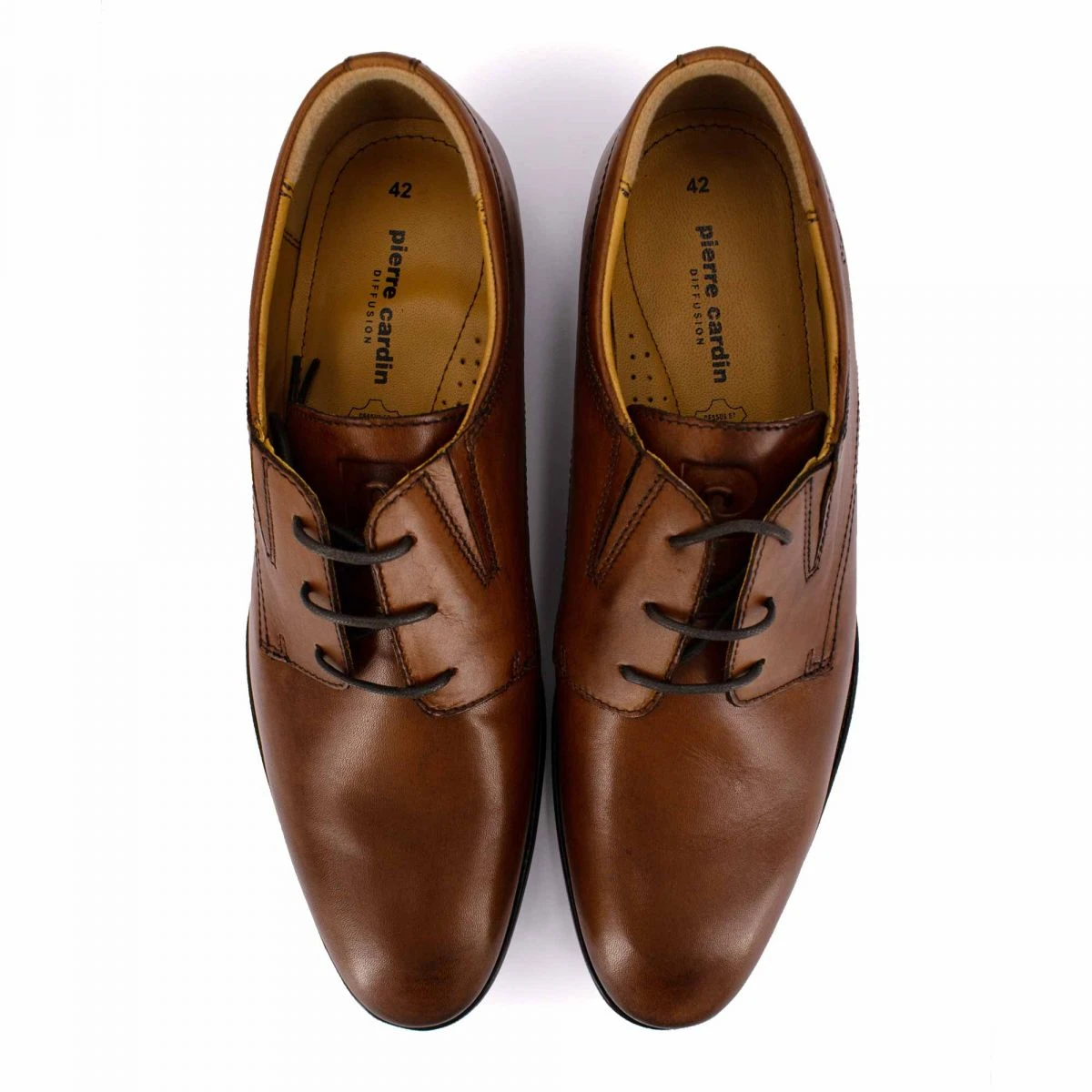 Derby Leccecar Aw 21-96 Cuir Marron Wilex 73 T40-46 Homme PIERRE CARDIN 5 Derby Leccecar Aw 21-96 Cuir Marron Wilex 73 T40-46 Homme PIERRE CARDIN – Image 3