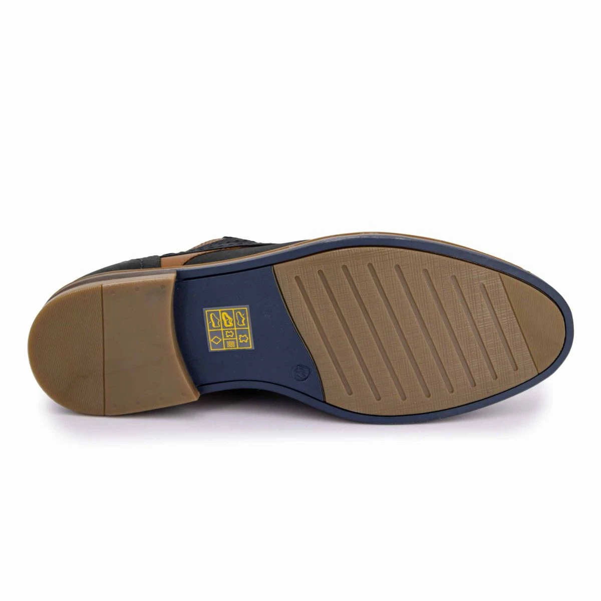 Derby Rex-ss23-41 / Ss22-21 Cuir Cognac / Nubuck Jeans T40-46 Homme PIERRE CARDIN 8 Derby Rex-ss23-41 / Ss22-21 Cuir Cognac / Nubuck Jeans T40-46 Homme PIERRE CARDIN – Image 6