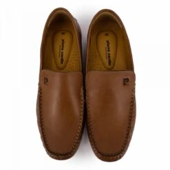 Mocassin Carloscar-ss23-03 Cuir Tan / Canvas Tan T40-46 Homme PIERRE CARDIN -Dockers by Gerli Soldes Magasin mocassin carloscar ss23 03 cuir tan canvas tan t40 46 2