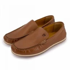 Mocassin Carloscar-ss23-03 Cuir Tan / Canvas Tan T40-46 Homme PIERRE CARDIN -Dockers by Gerli Soldes Magasin mocassin carloscar ss23 03 cuir tan canvas tan t40 46 3
