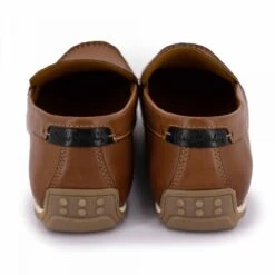 Mocassin Carloscar-ss23-03 Cuir Tan / Canvas Tan T40-46 Homme PIERRE CARDIN -Dockers by Gerli Soldes Magasin mocassin carloscar ss23 03 cuir tan canvas tan t40 46 4