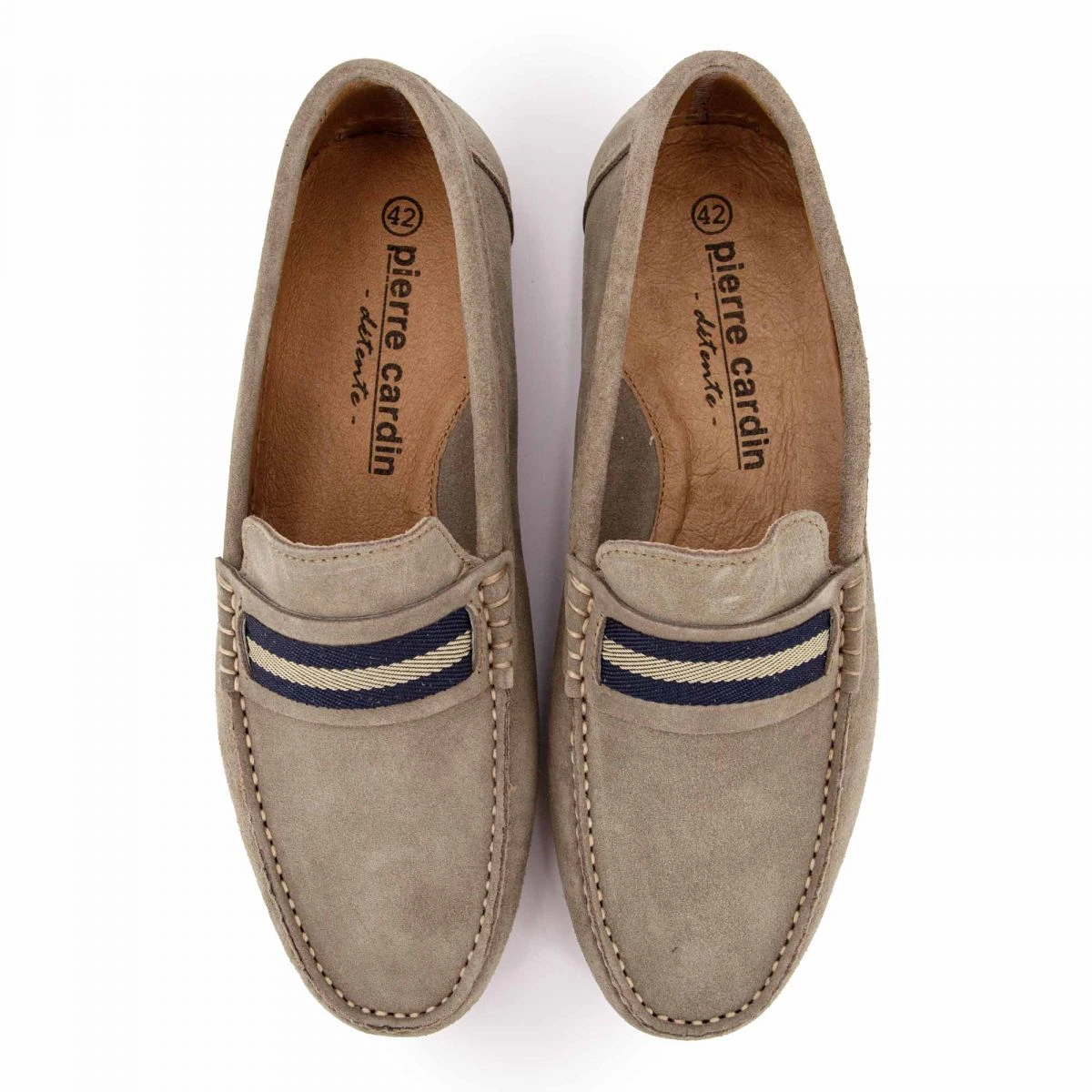 Mocassins En Cuir Daim Avec Liseré Homme PIERRE CARDIN 13 Mocassins En Cuir Daim Avec Liseré Homme PIERRE CARDIN – Image 11