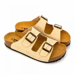 Mules 2 Brides Camel 9104 Oiled Femme EMMA -Dockers by Gerli Soldes Magasin mules 2 brides camel 9104 oiled 4