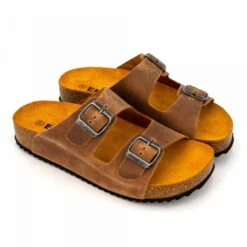 Mules 2 Brides Camel 9104 Oiled Femme EMMA -Dockers by Gerli Soldes Magasin mules 2 brides camel 9104 oiled 5