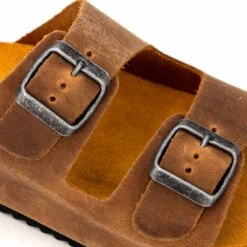 Mules 2 Brides Camel 9104 Oiled Femme EMMA -Dockers by Gerli Soldes Magasin mules 2 brides camel 9104 oiled 8