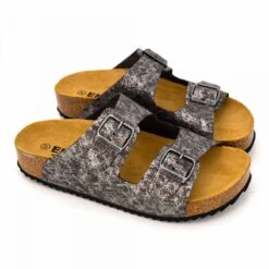 Mules 2 Brides Negro 9104 Carrara Femme EMMA -Dockers by Gerli Soldes Magasin mules 2 brides negro 9104 carrara 2