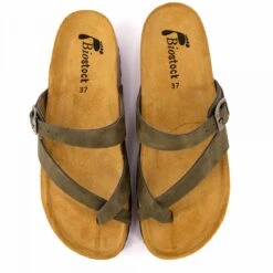 Mules à Talon Compensé Brides D'orteils Croisées Pontiac Femme BIOSTOCK -Dockers by Gerli Soldes Magasin mules a talon compense brides d orteils croisees pontiac femme biostock 4