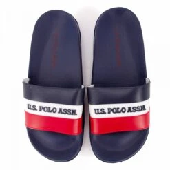 Mules Bandeau Drapeau Et Logo Gavio Homme US POLO -Dockers by Gerli Soldes Magasin mules bandeau drapeau et logo gavio homme us polo 5