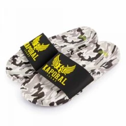 Mules Camouflage Blanc Avec Logo Relief Decal Homme KAPORAL -Dockers by Gerli Soldes Magasin mules camouflage blanc avec logo relief decal homme kaporal 7